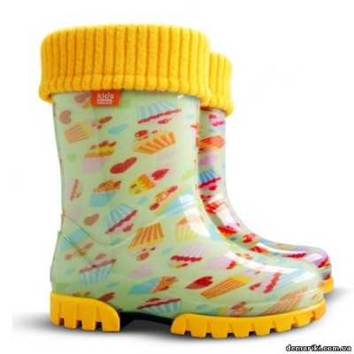 Резиновые сапоги DEMAR TWISTER LUX PRINT hc (Кексы) Резиновые сапоги DEMAR TWISTER LUX PRINT hc (Кексы) align=