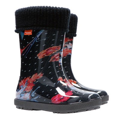 Резиновые сапоги DEMAR HAWAI PRINT 0049am (kwiaty) Резиновые сапоги DEMAR HAWAI PRINT 0049am (kwiaty) align=
