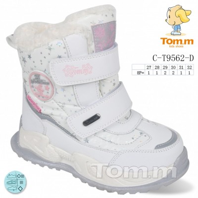 Термоботинки Tom M 9562D White, зимние детские сапоги Термоботинки Tom M 9562D White, зимние детские сапоги align=